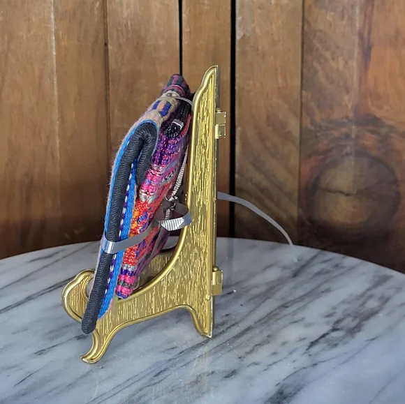 Colorful Woven Wallet And Coin Pouch - Picture 7 of 11